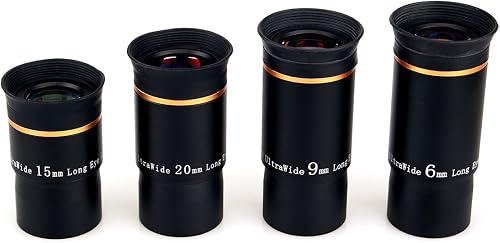 SVBONY Gold Line Eyepiece Set (6/9/15/20mm)